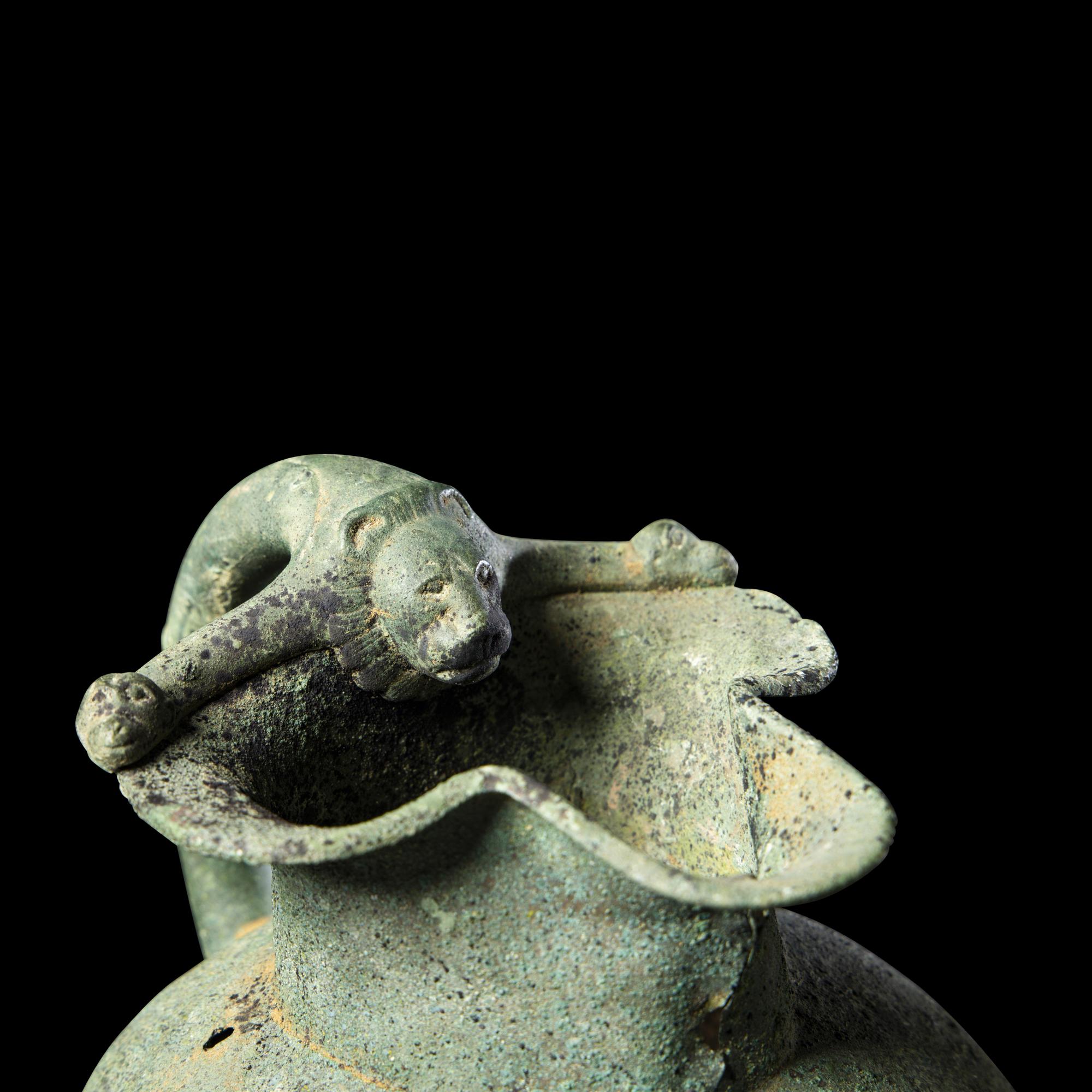 A Greek Bronze Oinochoe