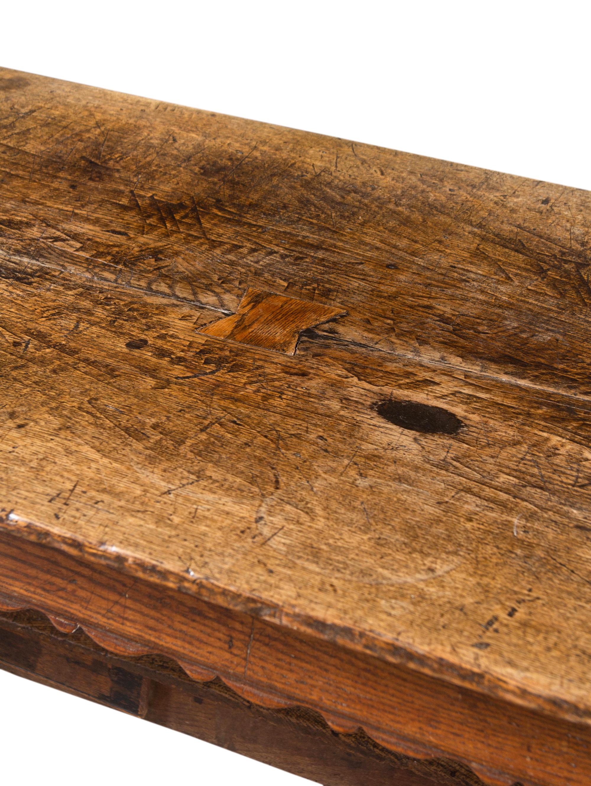 An English Oak Refectory Table