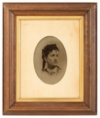 [EARLY PHOTOGRAPHY]. PECK, H. S., photographer. Large format portrait of women. New Haven, CT, n.d.
