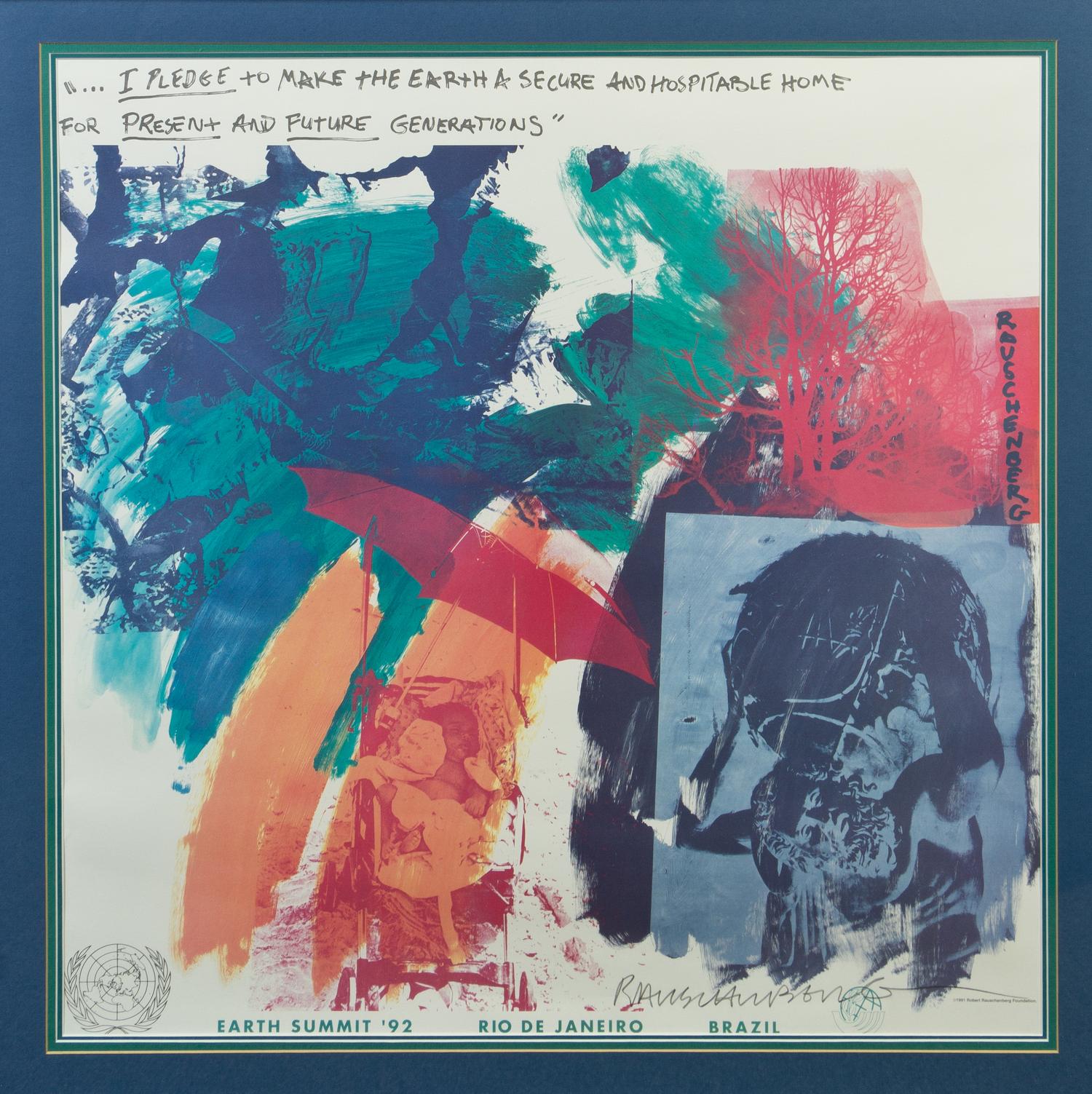 Robert Rauschenberg, (American, 1925-2008), Earth Summit, 1991
