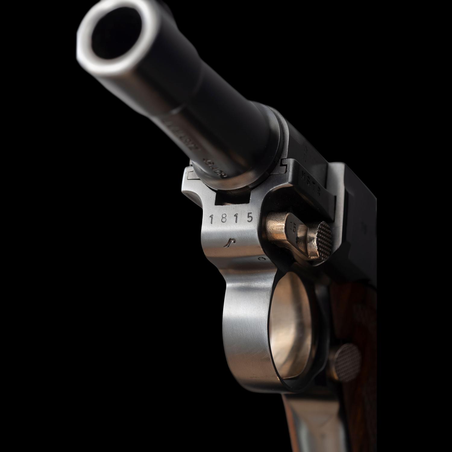 *John Martz Custom Baby Luger .45 with Two Magazines