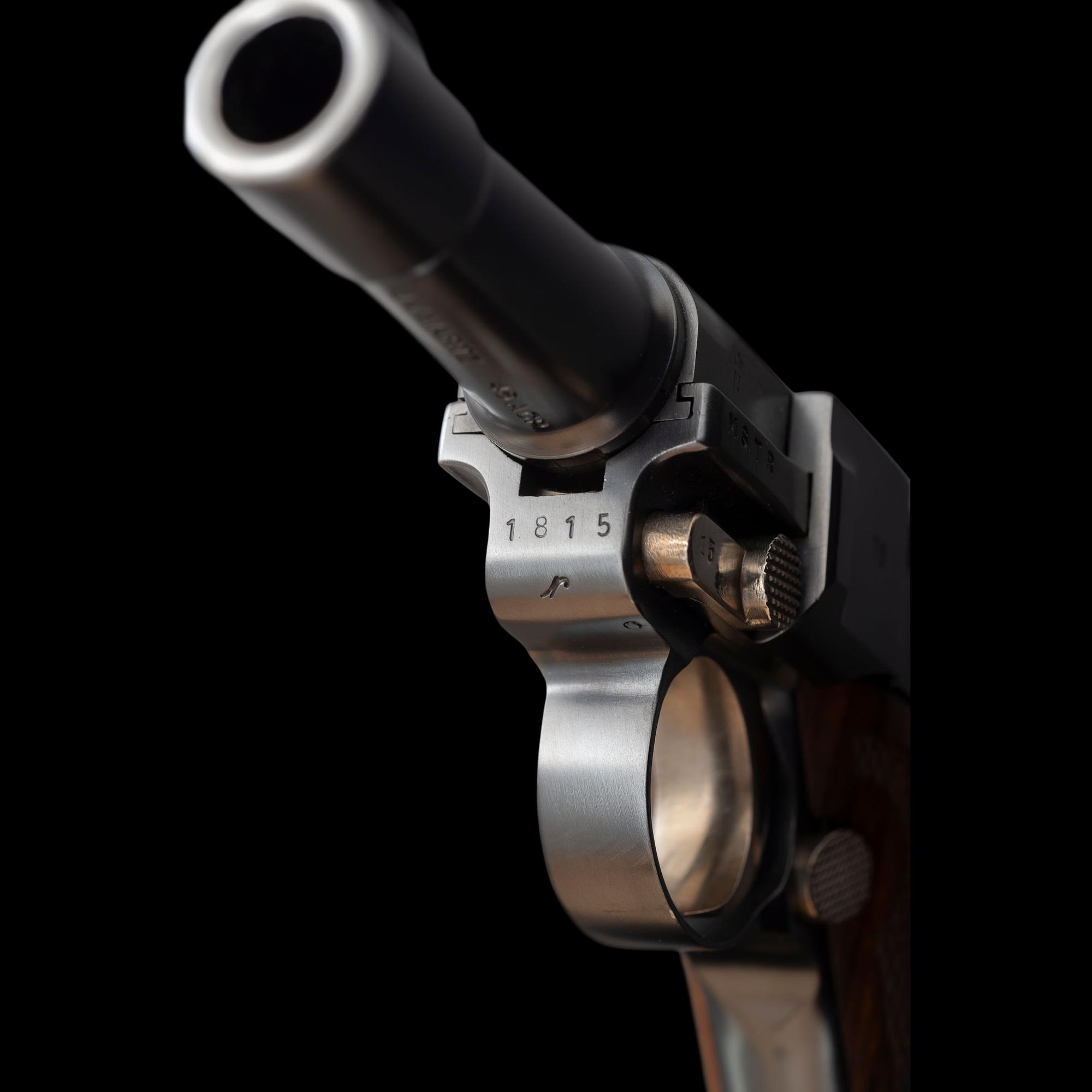*John Martz Custom Baby Luger .45 with Two Magazines
