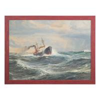 Charles Vickery (American, 1913–1998) — Stormy Seas