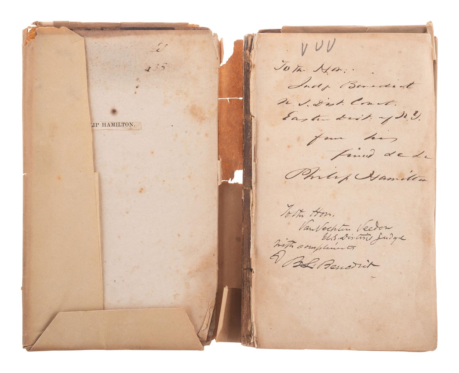 Praxis supremæ curiæ Admiralitatis. 1798. Signed and inscribed by Philip HAMILTON (1802-1884).