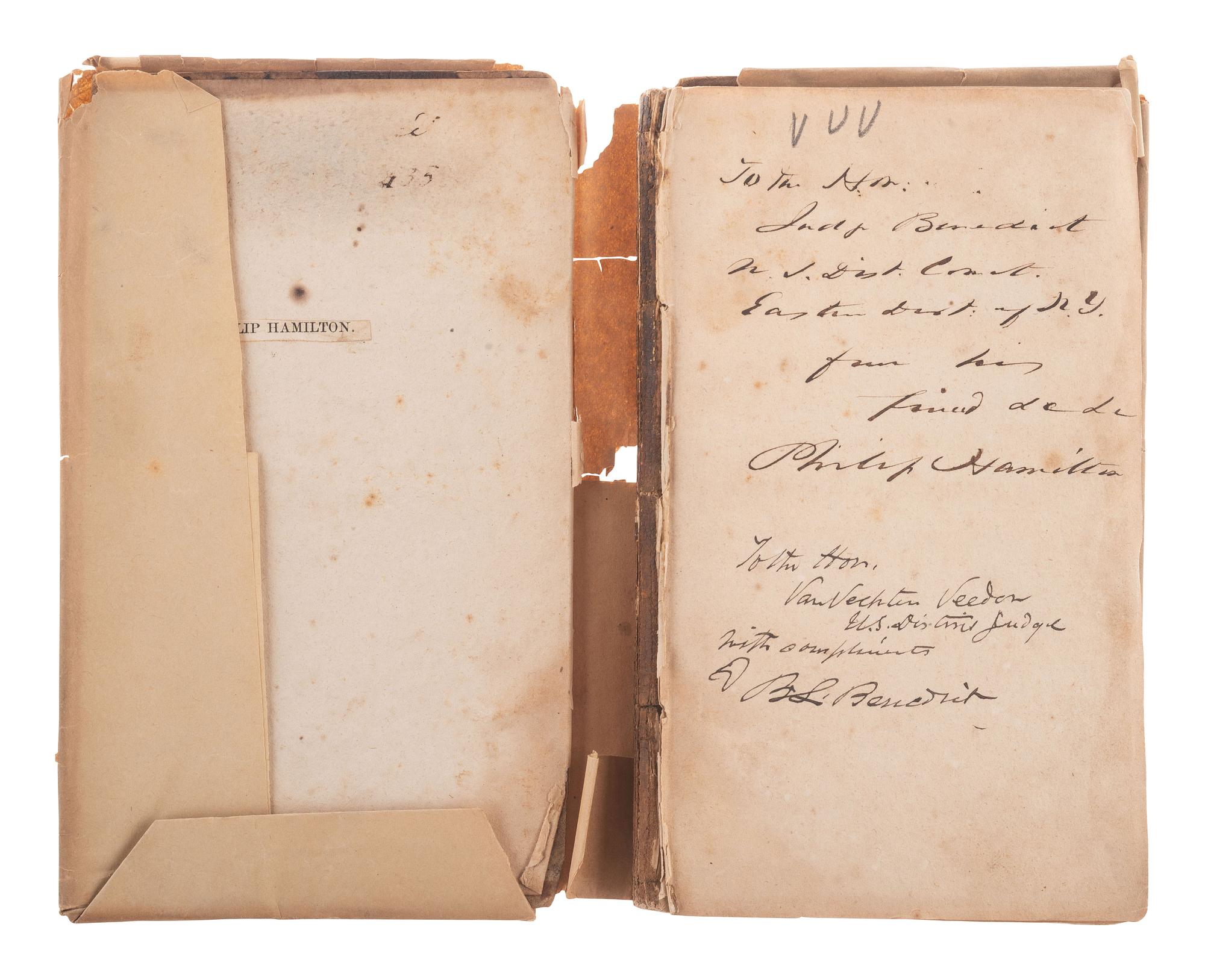 Praxis supremæ curiæ Admiralitatis. 1798. Signed and inscribed by Philip HAMILTON (1802-1884).