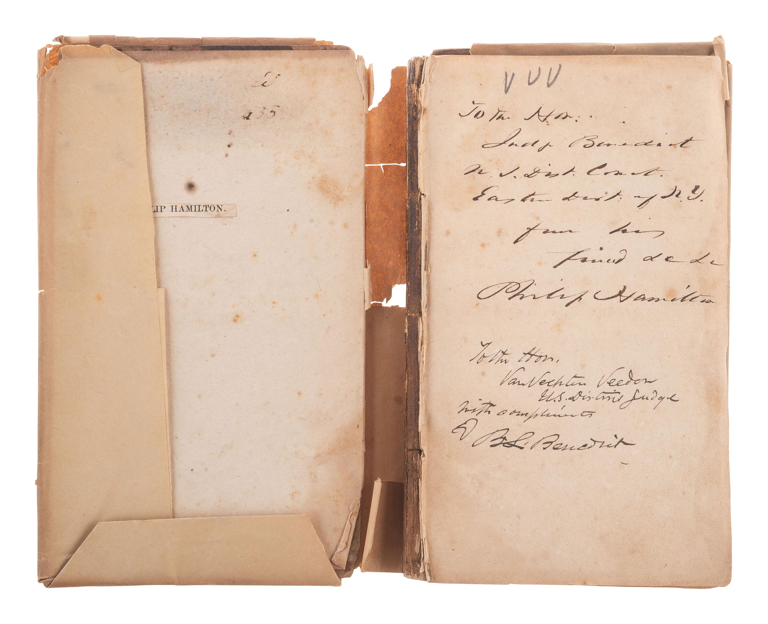 Praxis supremæ curiæ Admiralitatis. 1798. Signed and inscribed by Philip HAMILTON (1802-1884).