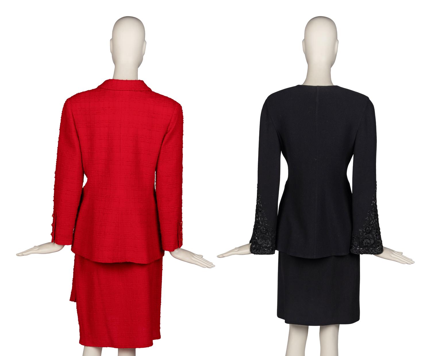 Two Valentino Skirt Suits