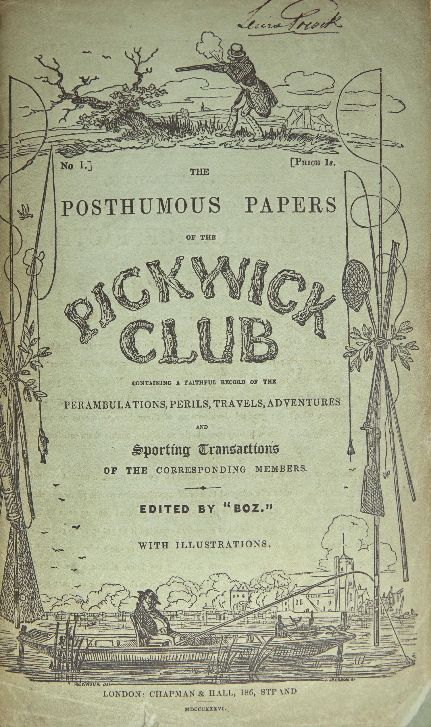 [Literature] Dickens, Charles. The Posthumous Papers of the Pickwick Club