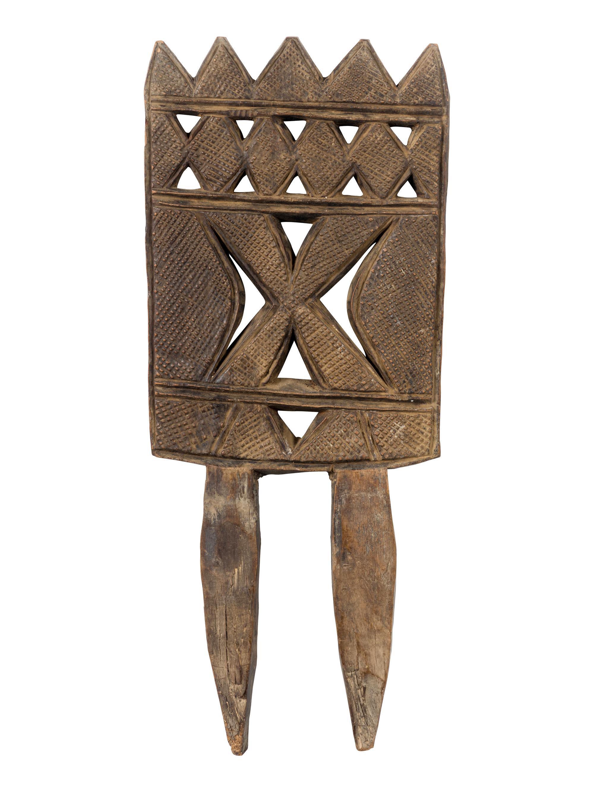Two African Carved Wood Panels