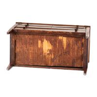 A Federal Inlaid Mahogany and Tambour-Front Desk-and-Bookcase