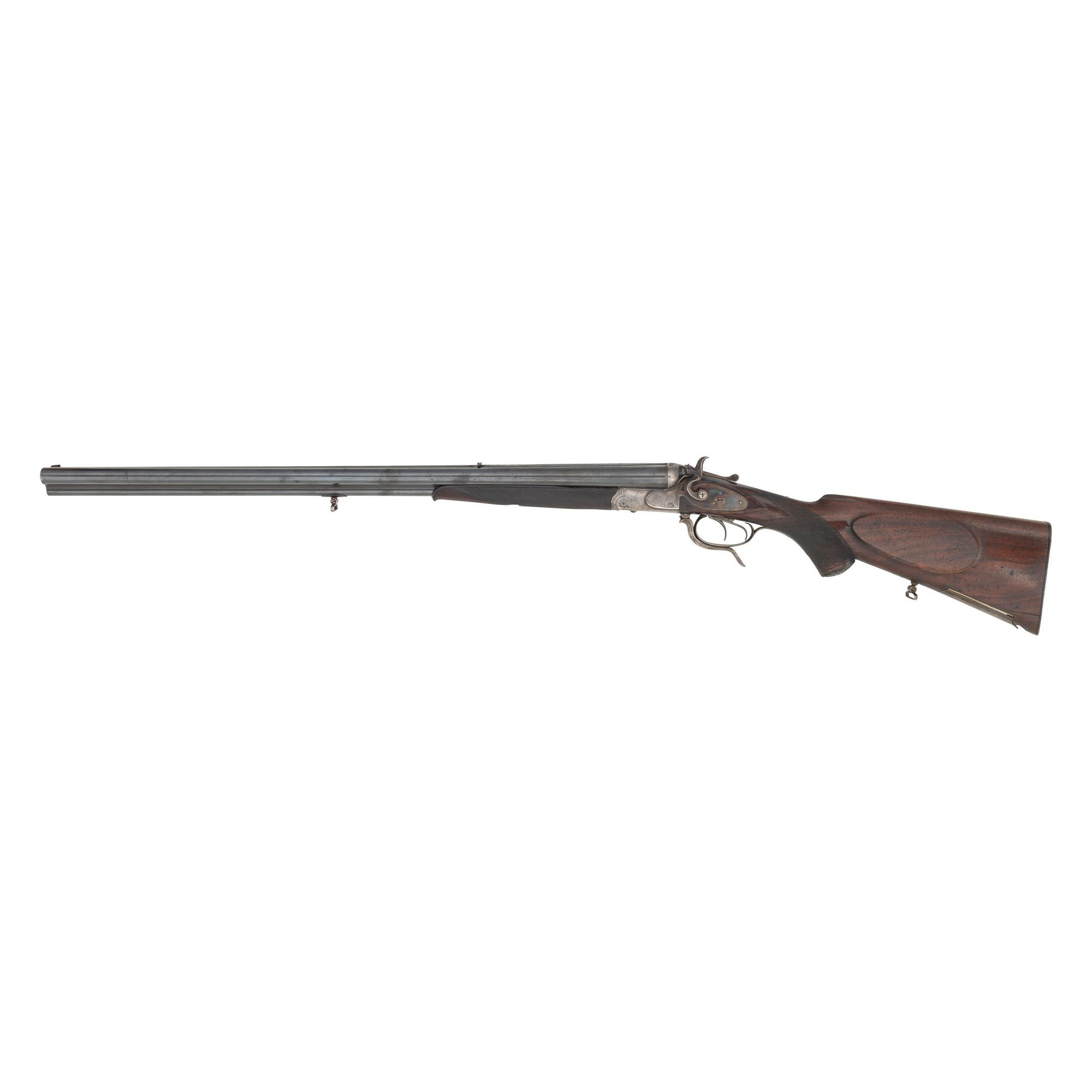 **Drilling Rifle Marked Leopold Saemann of Gorlitz
