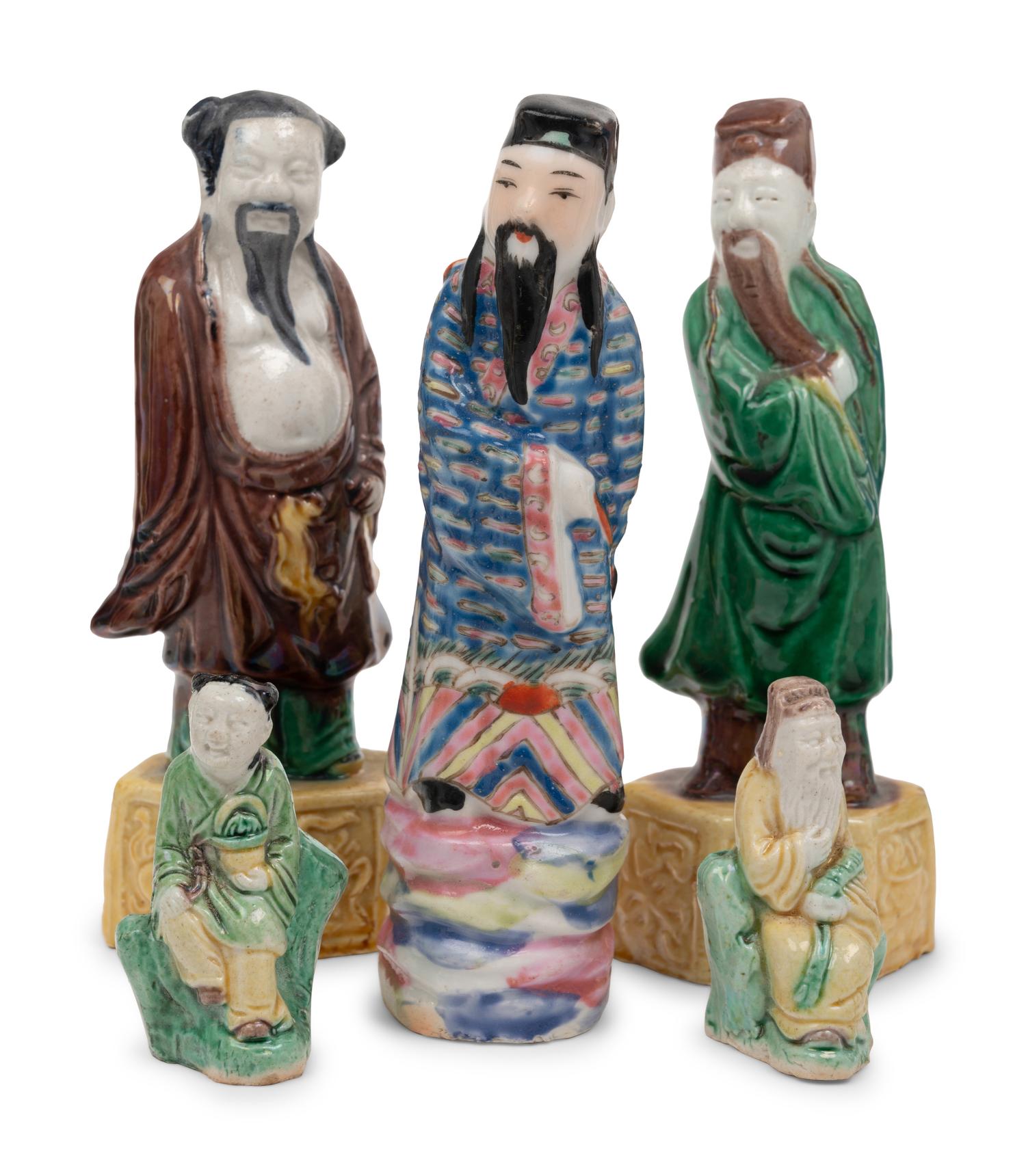 21 Chinese Porcelain Figures