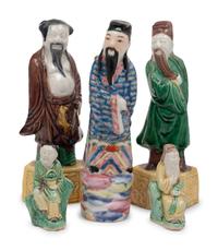 21 Chinese Porcelain Figures