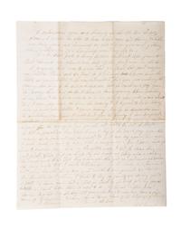 [RECONSTRUCTION]. SMART, R.C. Autograph letter signed ("R.C. Smart"), to General Benjamin Hill (1825-1880), regarding Freedmen in Texas. Ellis County, TX, 28 April 1867.