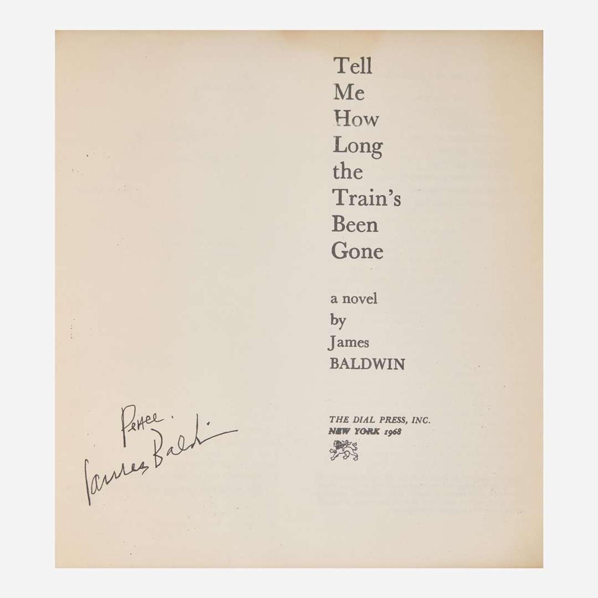 [Literature] Baldwin, James Tell Me How Long the Train's Been Gone