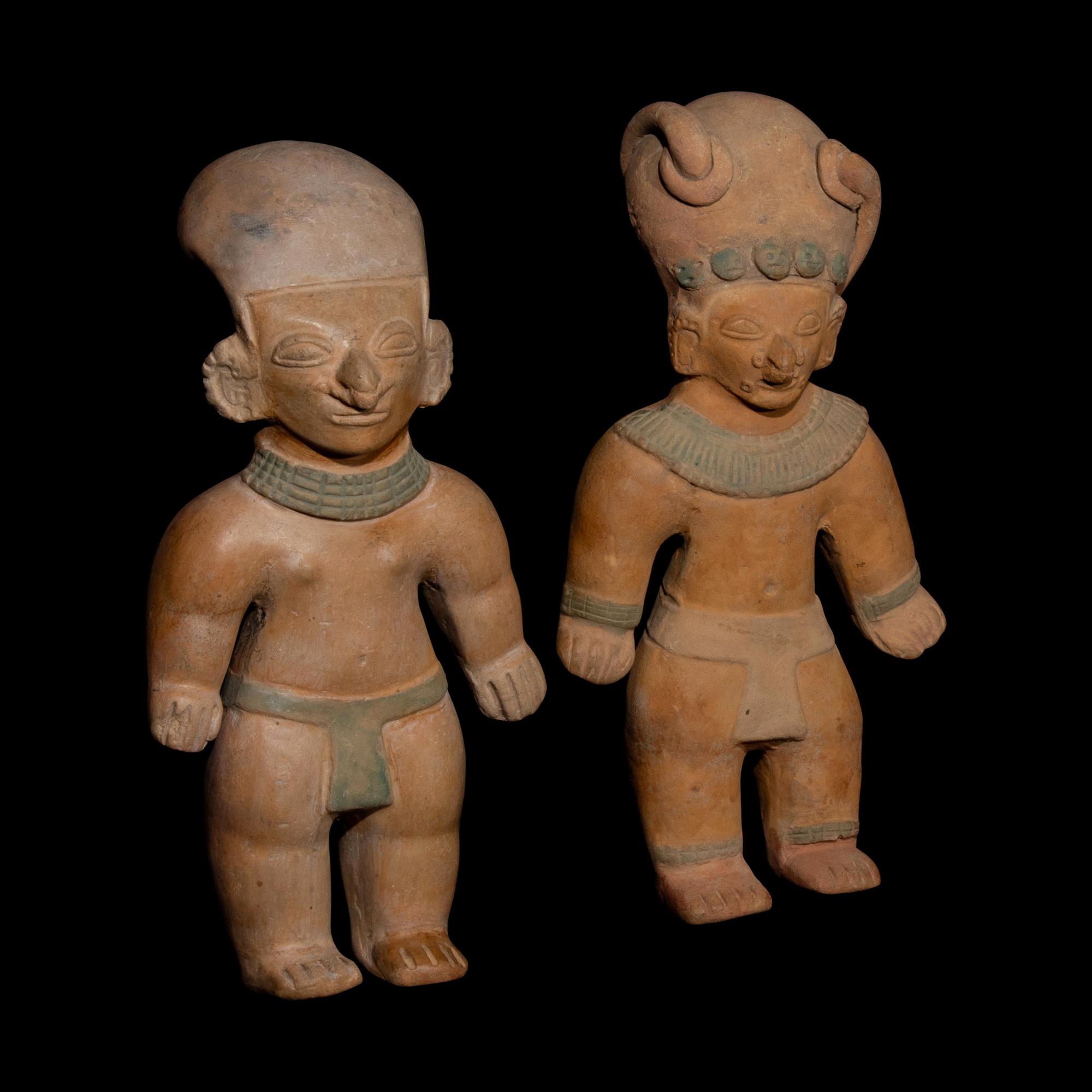 Two Jamacoaque Terracotta Figures