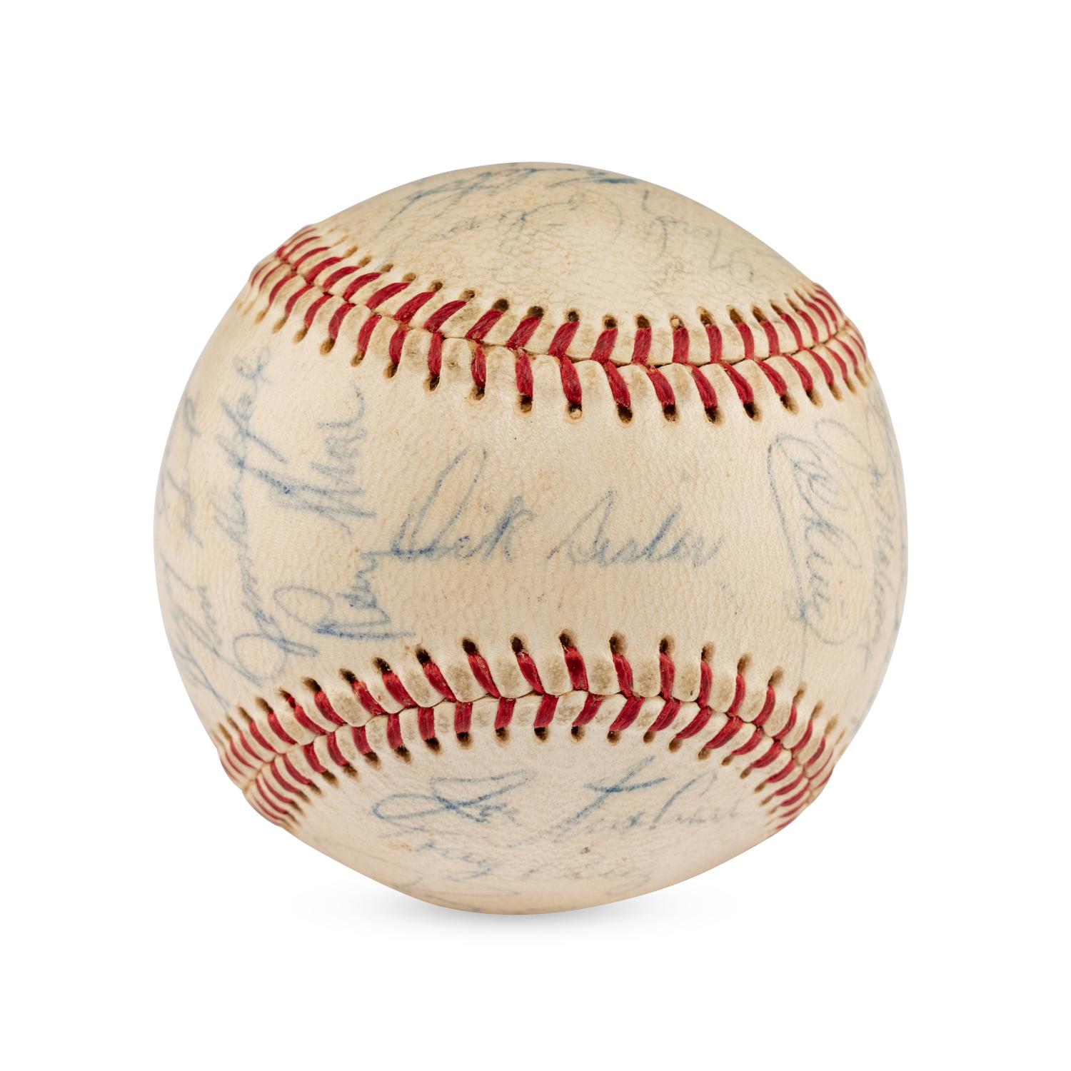 A 1965 Cincinnati Reds Team Signed Autograph Baseball Including Early Pete Rose Signature (Beckett Authentication Services)