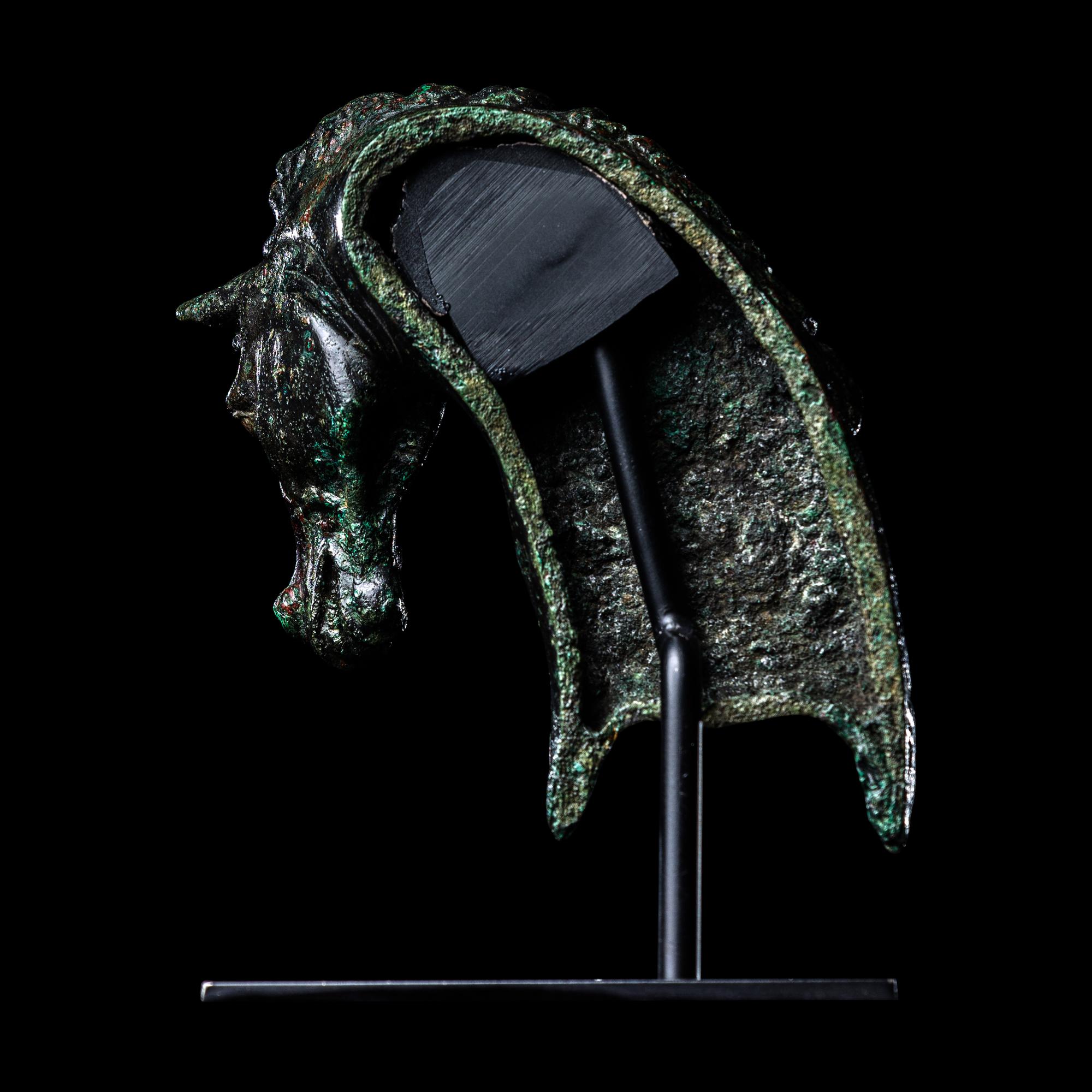 A Roman Bronze Fulcrum Terminal in the Form of a Horse