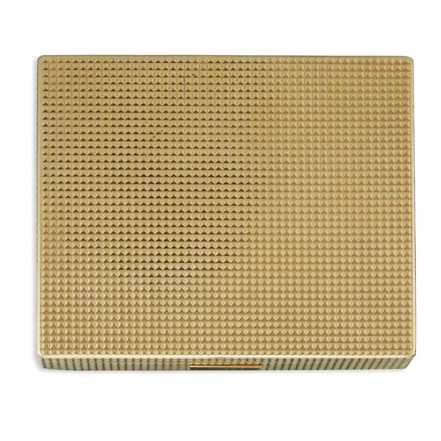 A 14K Yellow Gold Box