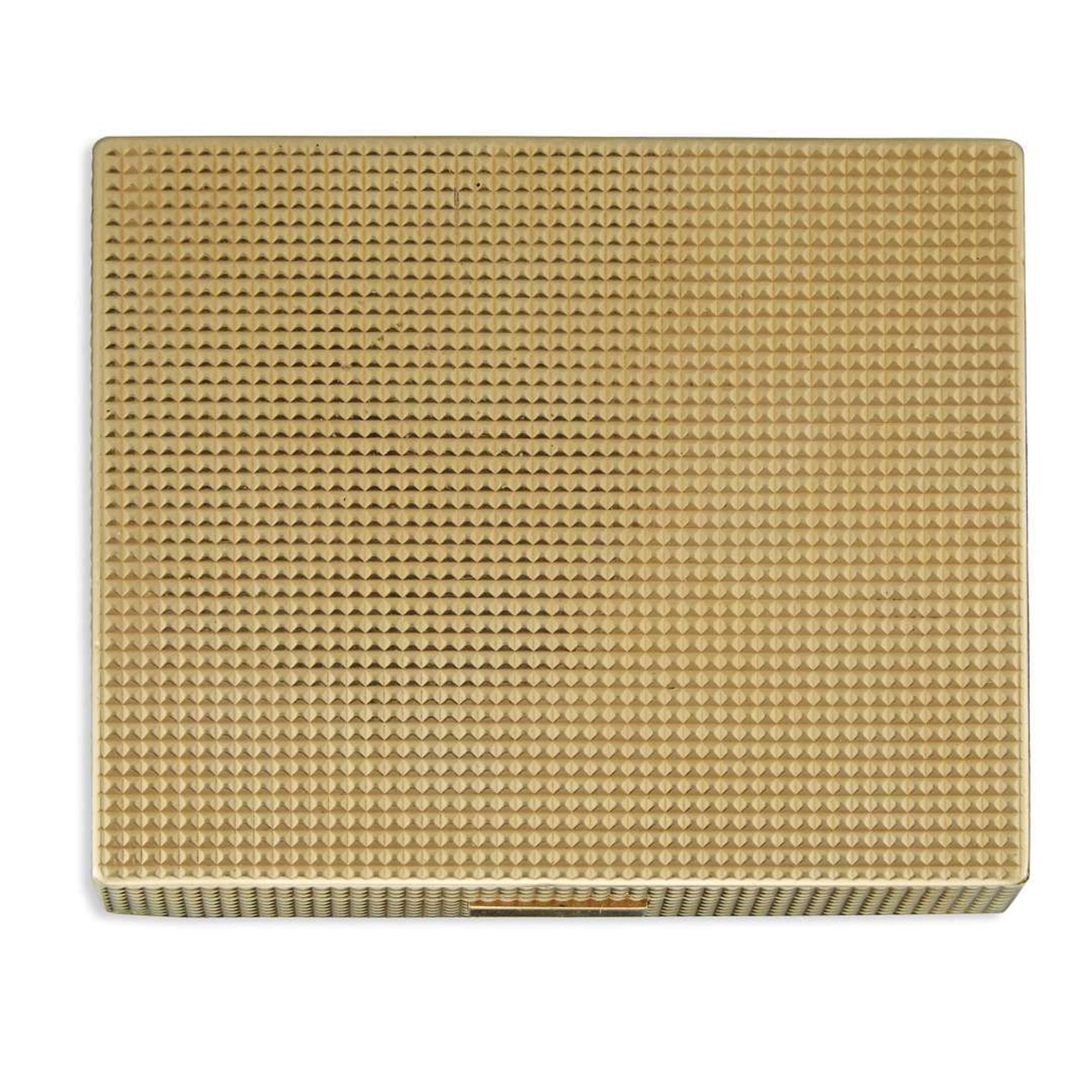 A 14K Yellow Gold Box