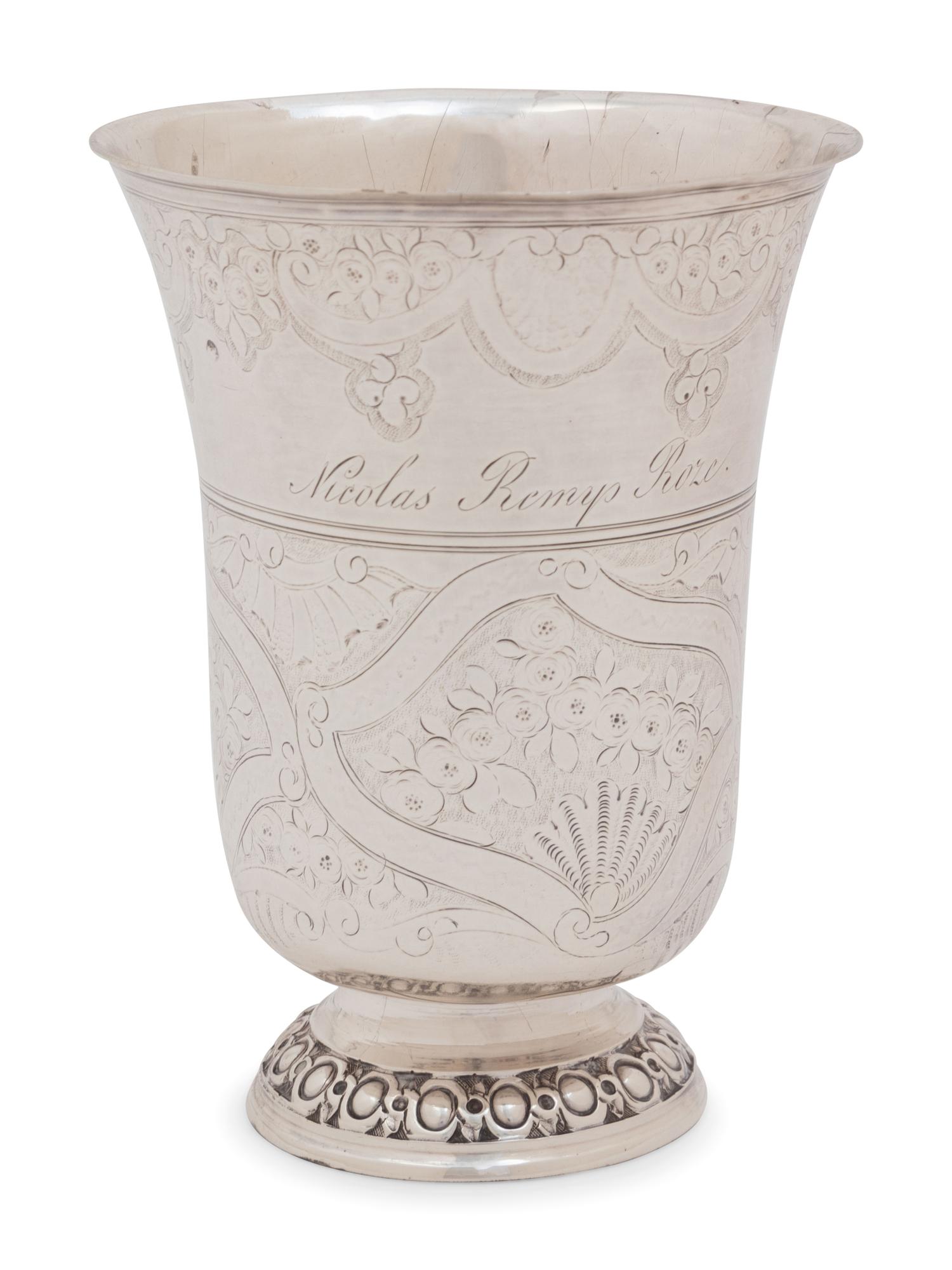 A French Ancien Regime Silver Tumbler