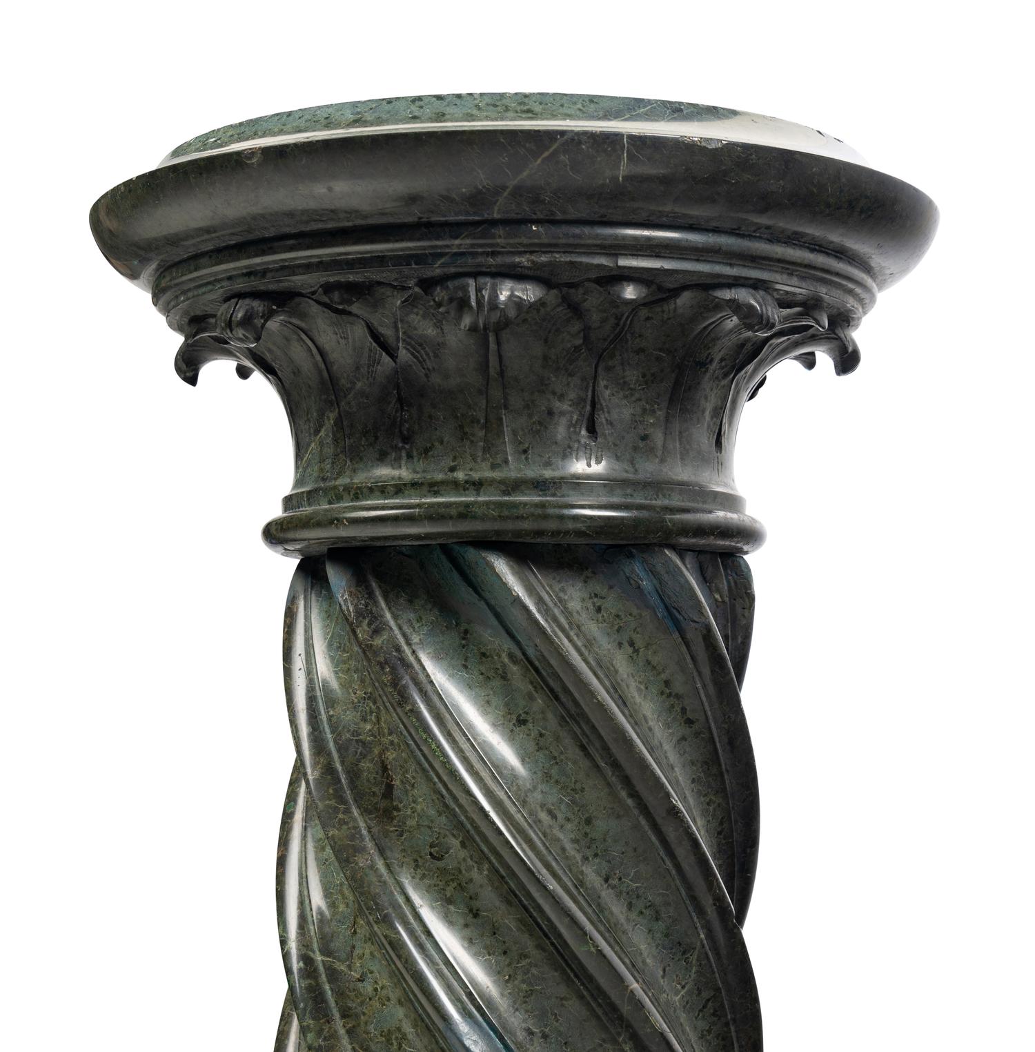 A Continental Marble Pedestal