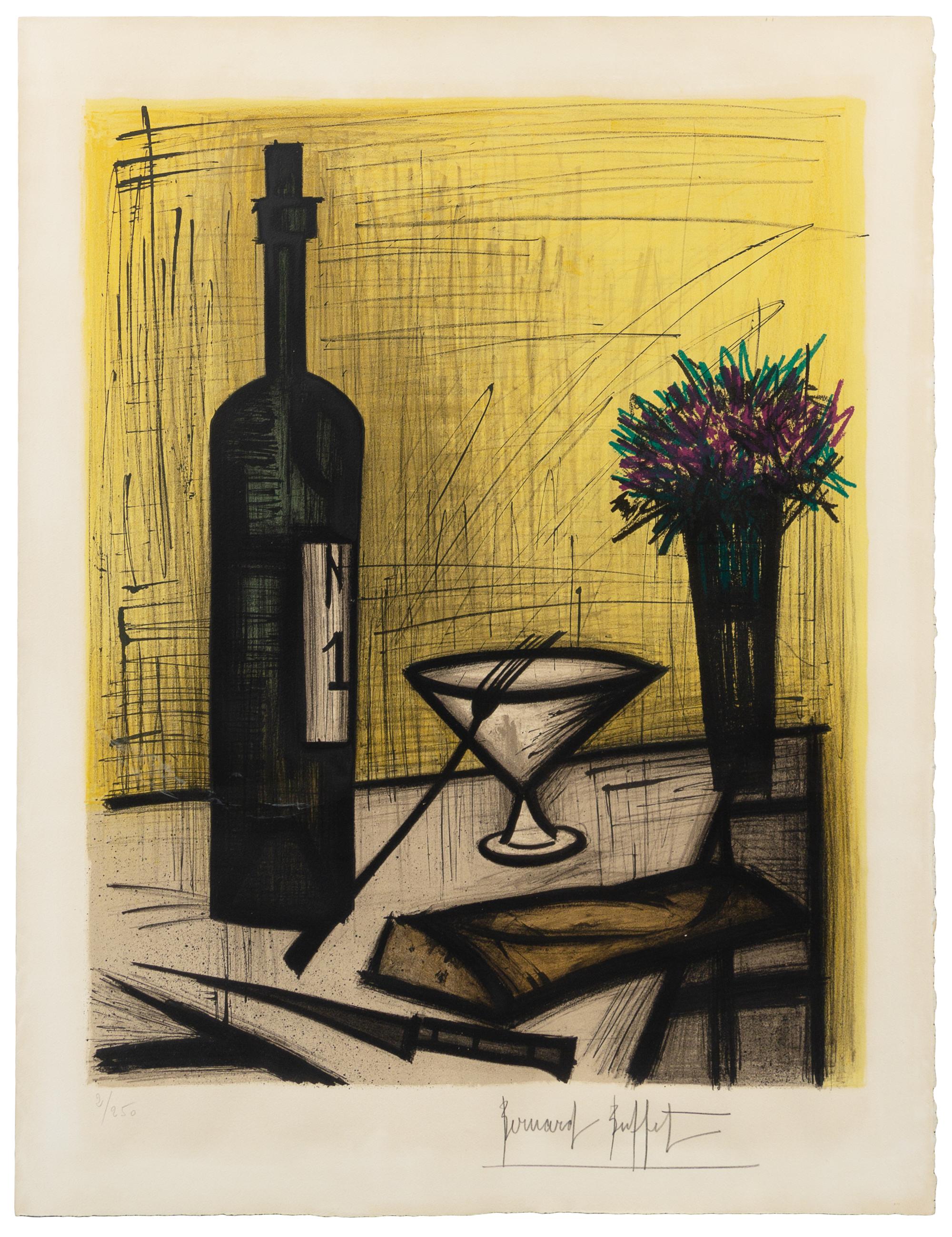 Bernard Buffet, (French, 1928–1999), Bread and Wine, 1964