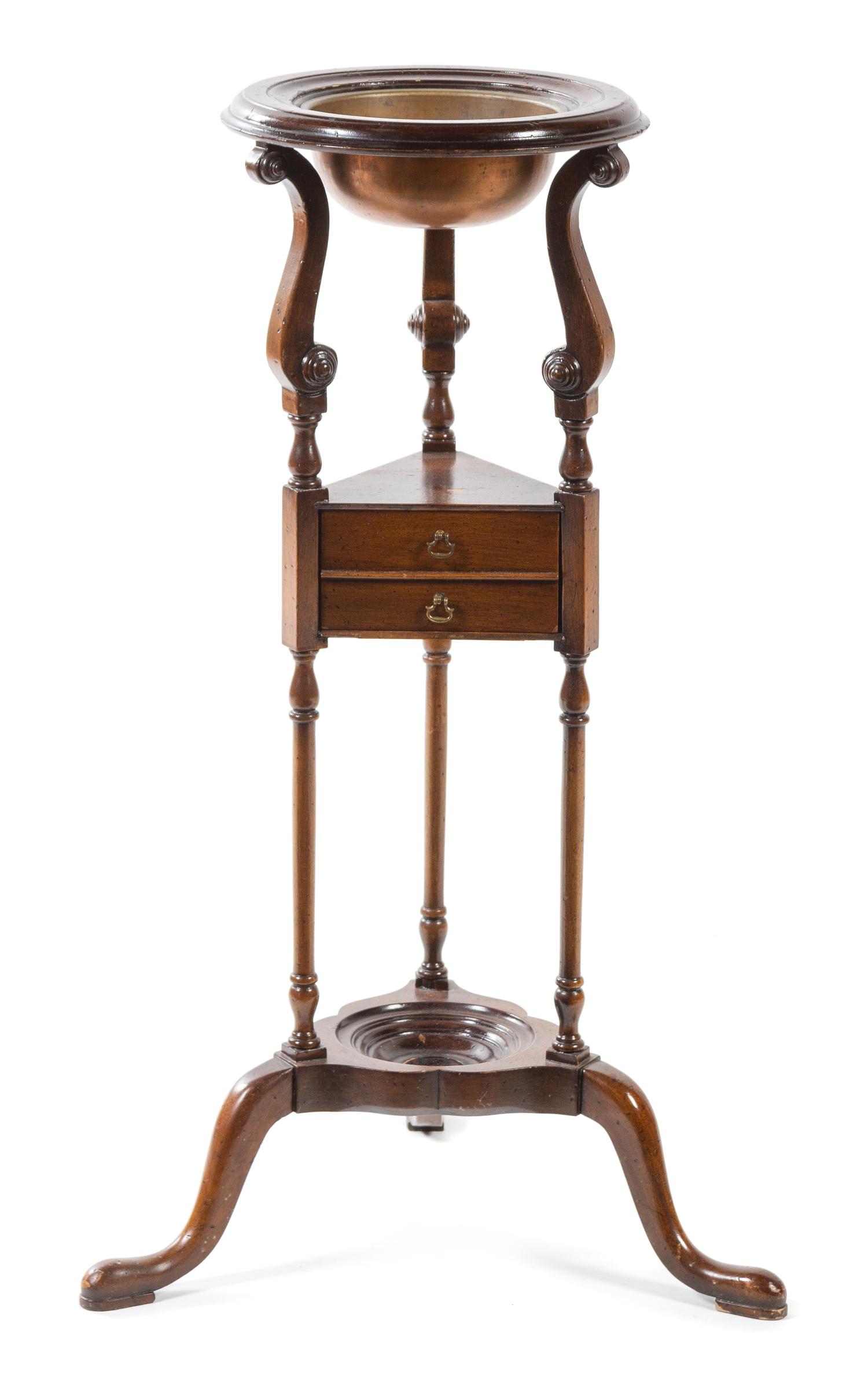 A Victorian Wig Stand Height 32 inches. — LATE 19TH CENTURY