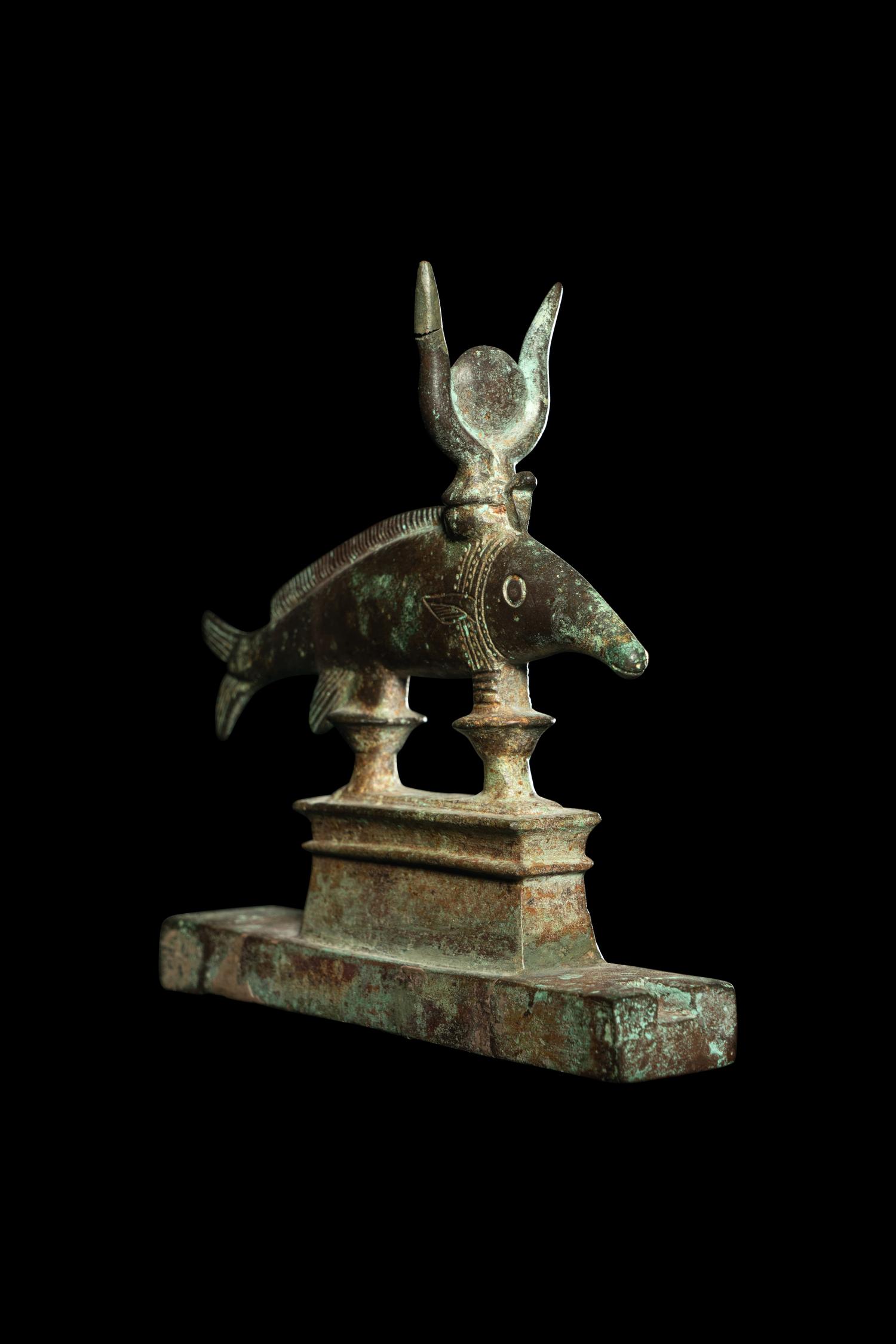 An Egyptian Bronze Oxyrhynchus Fish