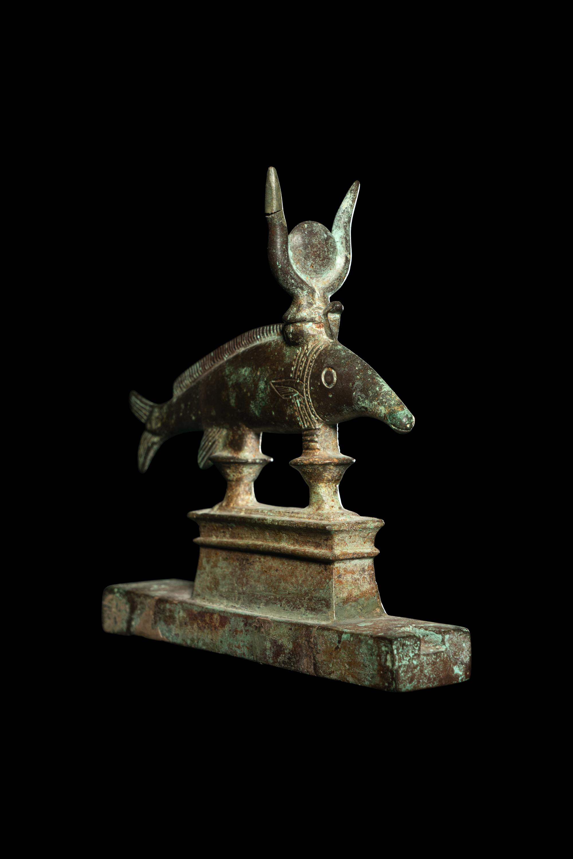 An Egyptian Bronze Oxyrhynchus Fish