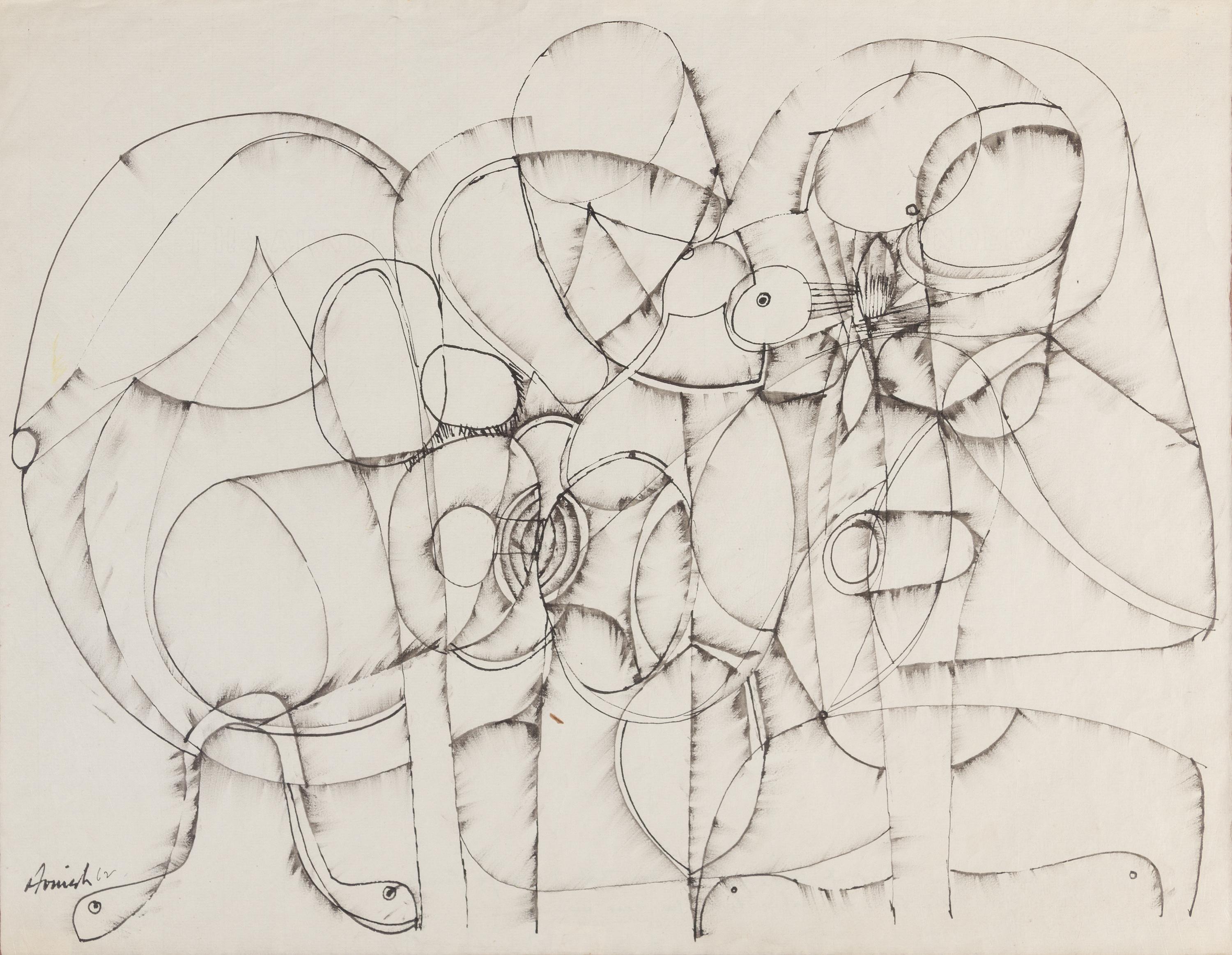 Avinash Chandra, (Indian, 1931-1991), Untitled, 1962