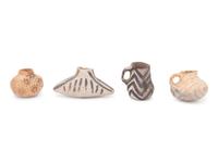 Anasazi Black-on-White Pottery, PLUS other Miniature Vessels