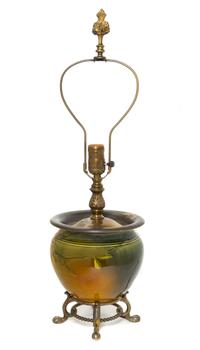 A Rookwood Pottery Jardiniere, Artus Van Briggle Height 6 inches. — 1890