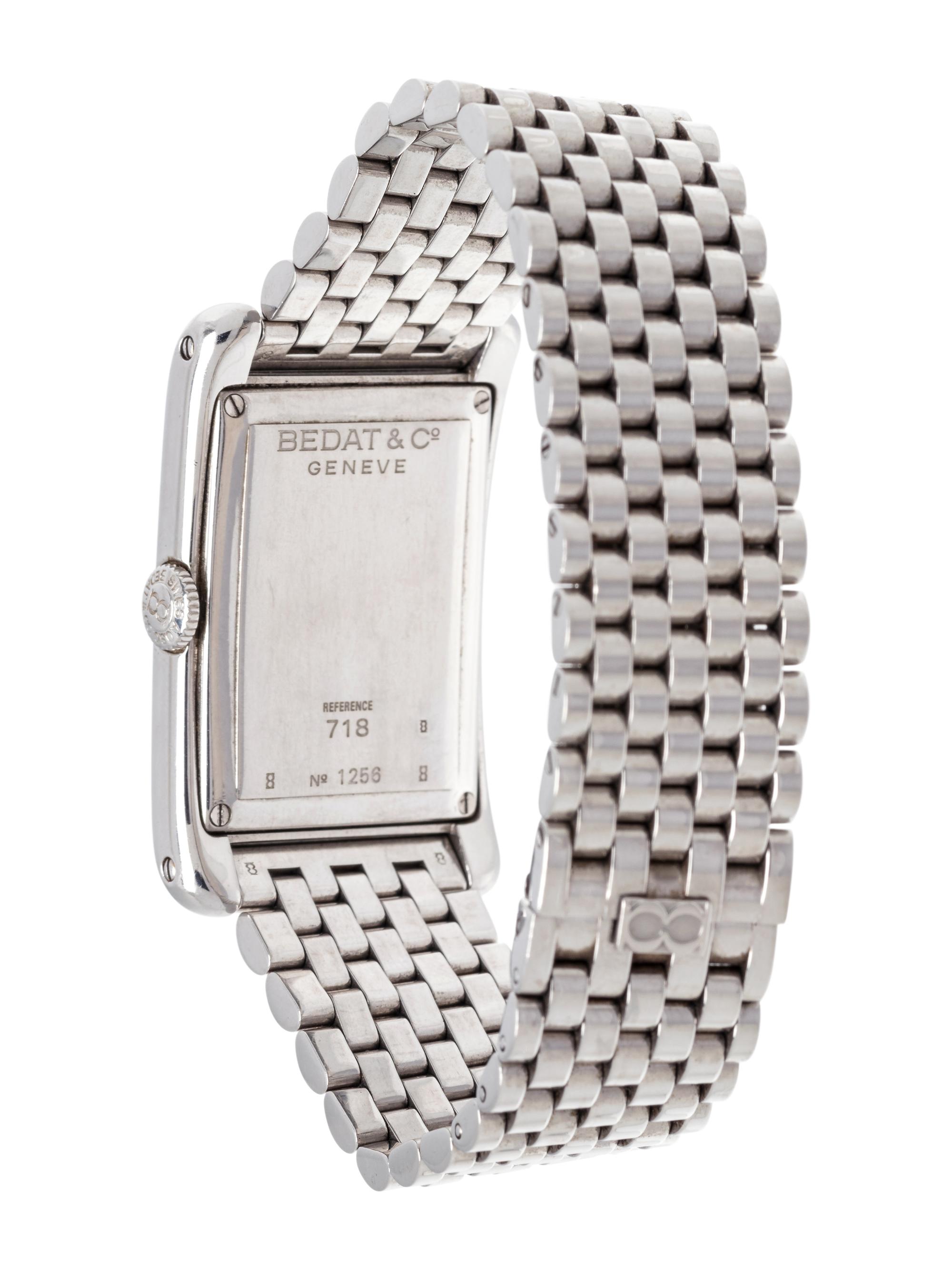 BEDAT & CO., STAINLESS STEEL REF. 718 'NO. 7' WRISTWATCH
