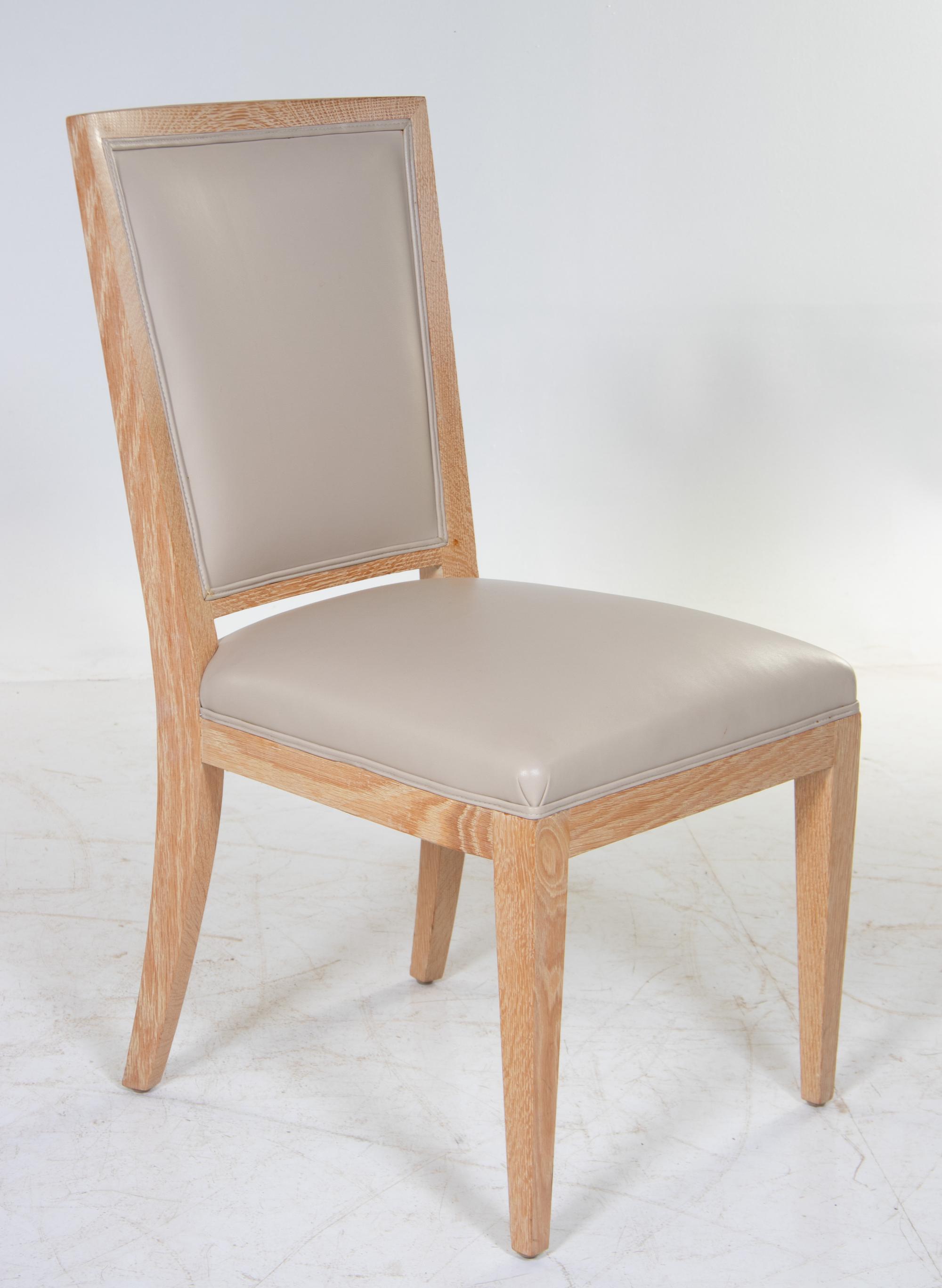 Set of Ten Custom Dining Chairs Mattaliano, USA