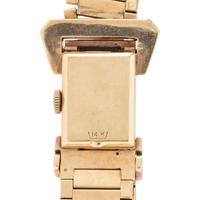 RETRO, PERRAUX, YELLOW GOLD SURPRISE BUCKLE WATCH