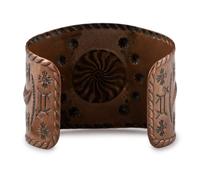Fred Harvey Era Copper Trade Cuff Bracelet