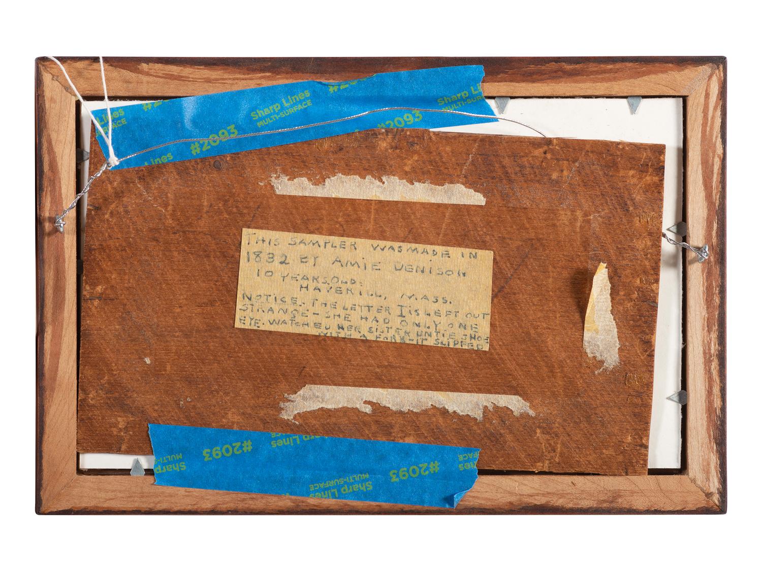 An American Needlework Alphabet Sampler