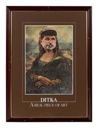 A Group of Five Mike Ditka Artworks Formerly Displayed at Mike Ditka’s Restaurant