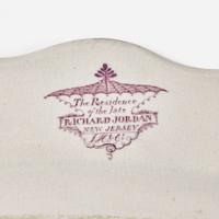 A collection of "Residence of the late Richard Jordan" Staffordshire transfer-printed tablewares first quarter 19th century