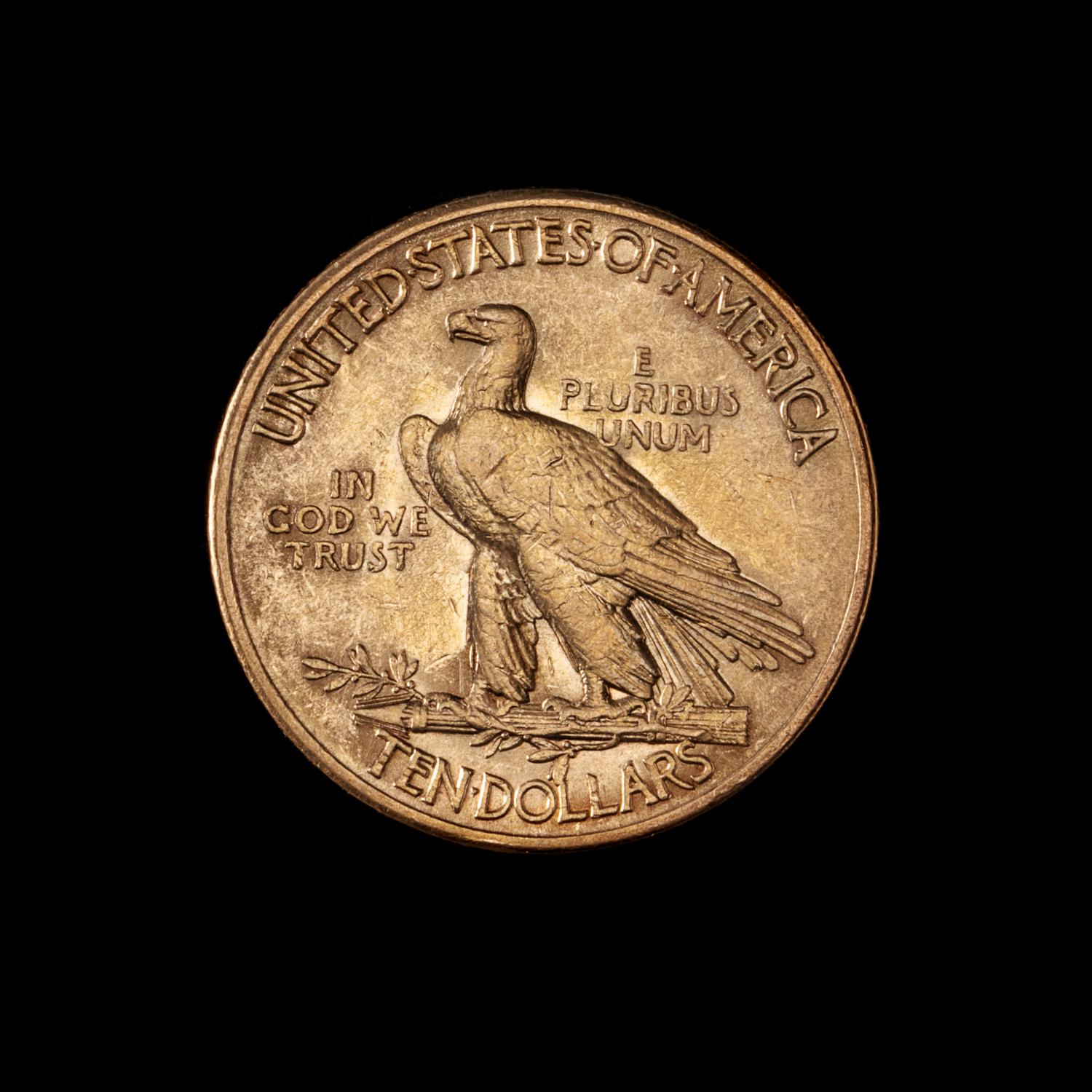 A United States 1915 Indian Head $10 Gold Coin