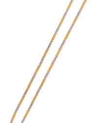 VAN CLEEF & ARPELS, BICOLOR GOLD LONGCHAIN NECKLACE