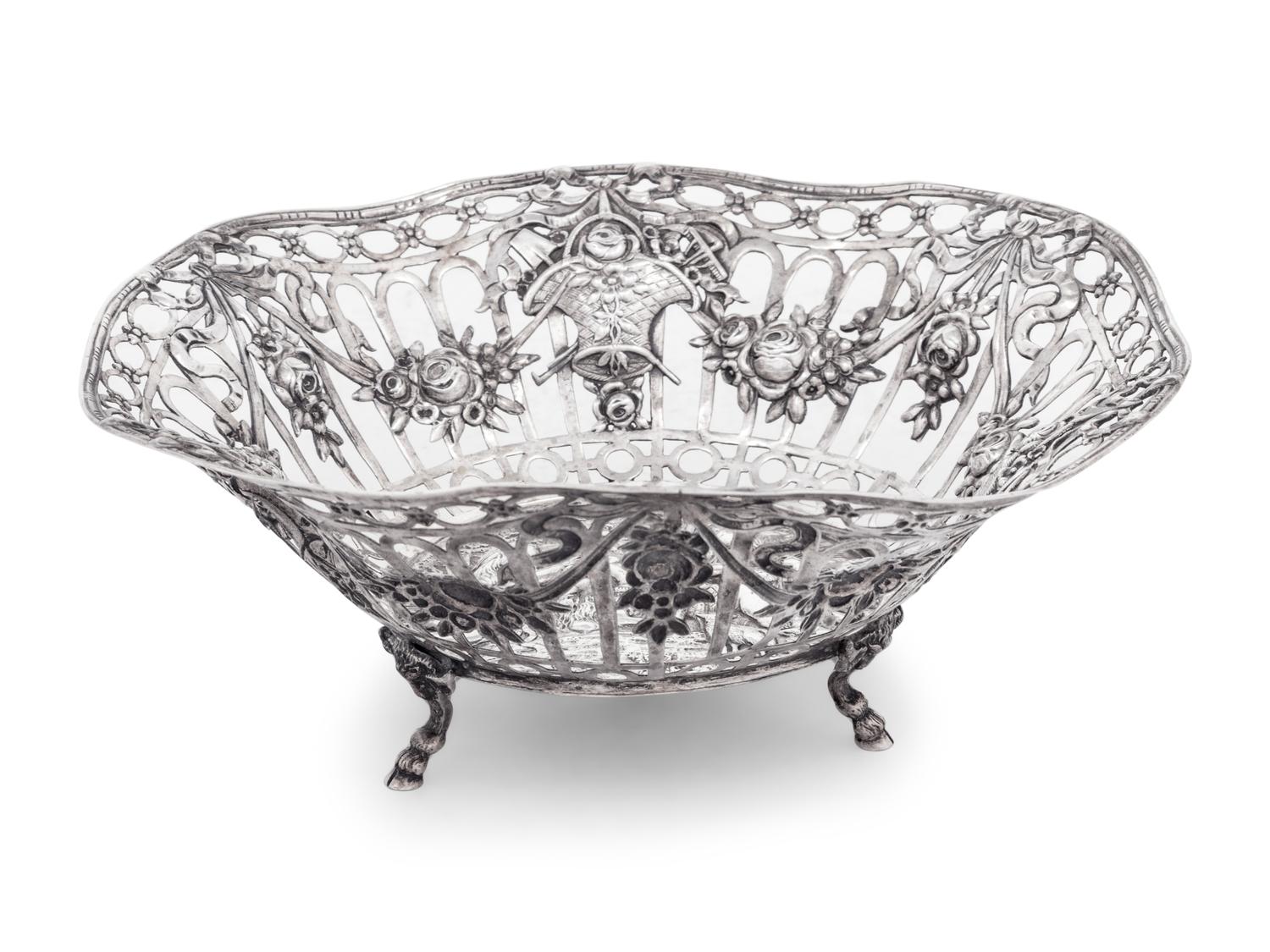 A Continental Silver Basket