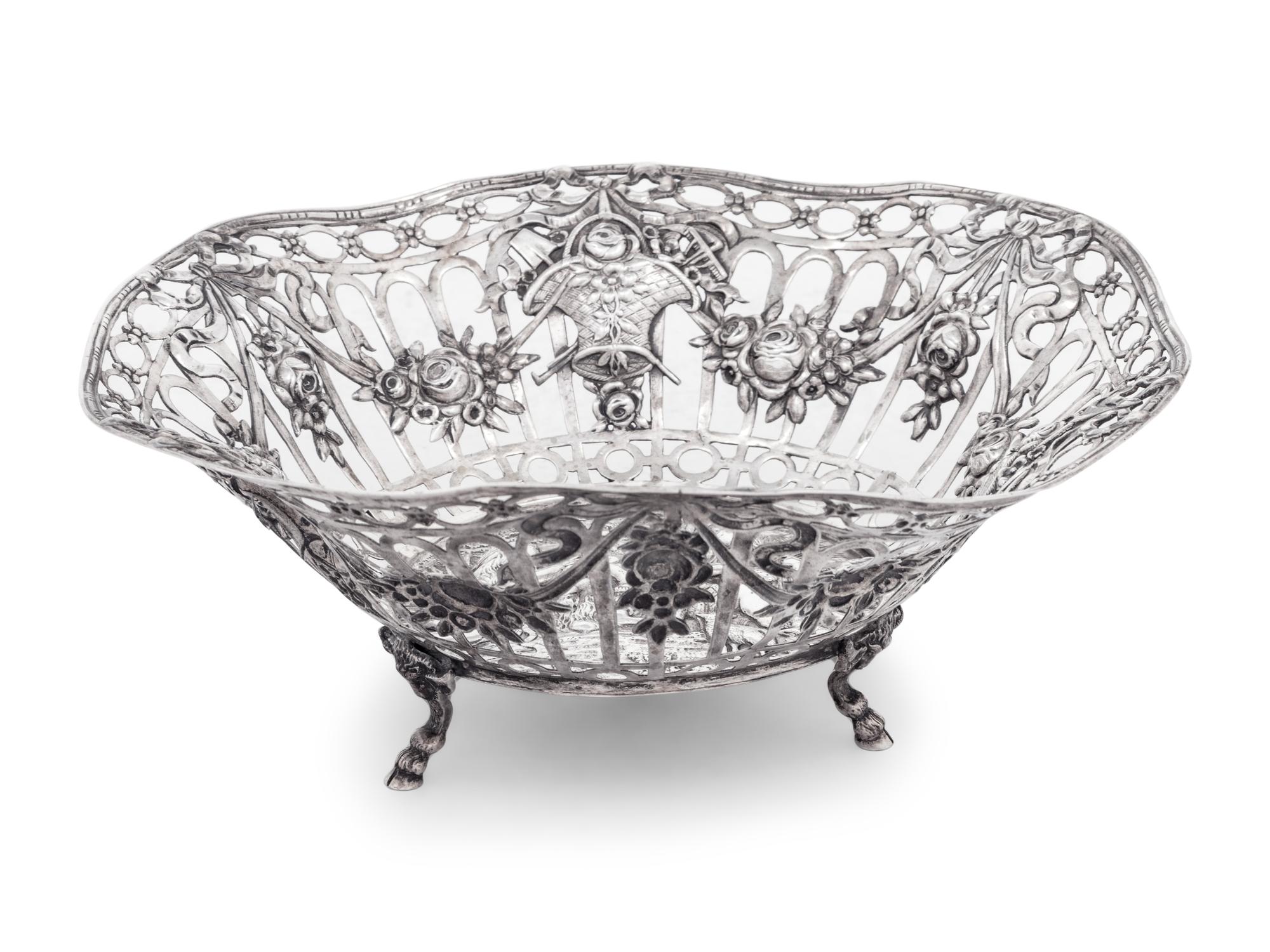 A Continental Silver Basket