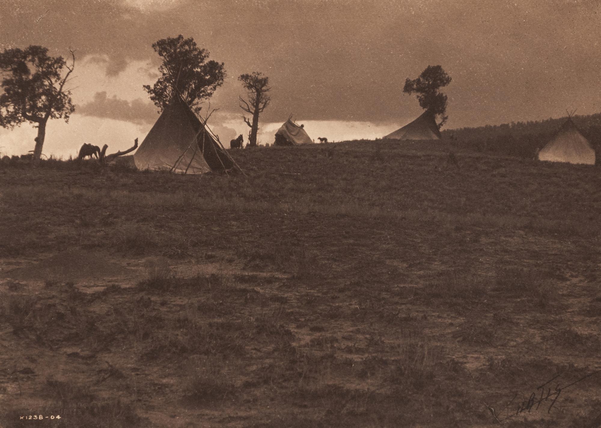 Edward S. Curtis (1868-1952) Hilltop Camp – Jicarilla, 1904