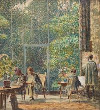 Daniel Garber (American, 1880-1958) — The Studio , 1922