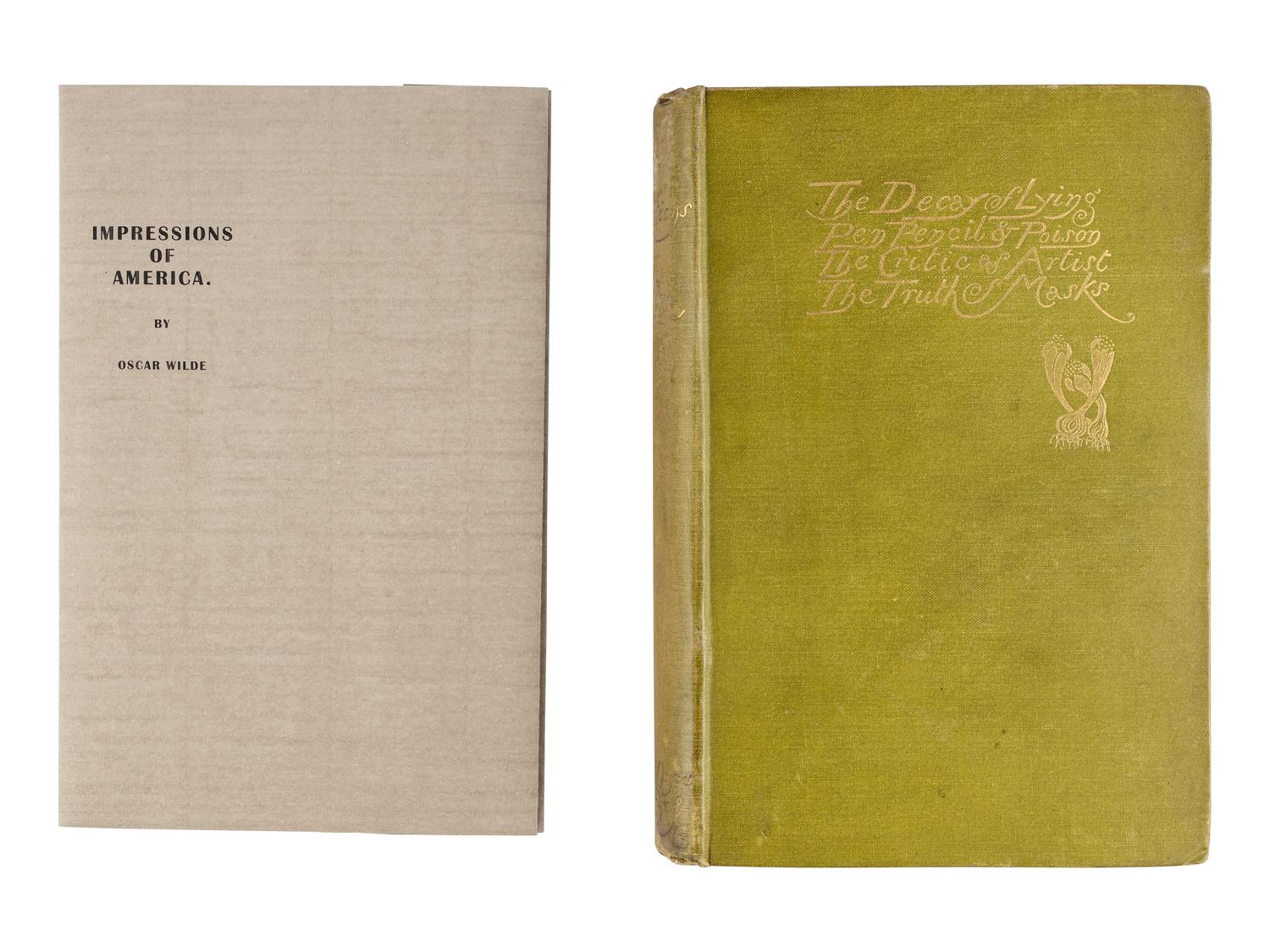WILDE, Oscar (1854-1900). A group of 8 works, comprising: