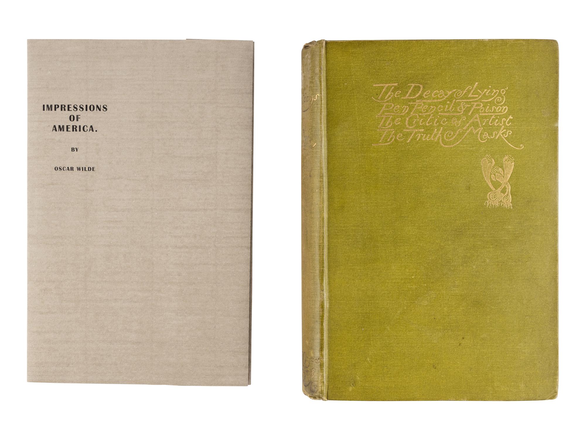 WILDE, Oscar (1854-1900). A group of 8 works, comprising: