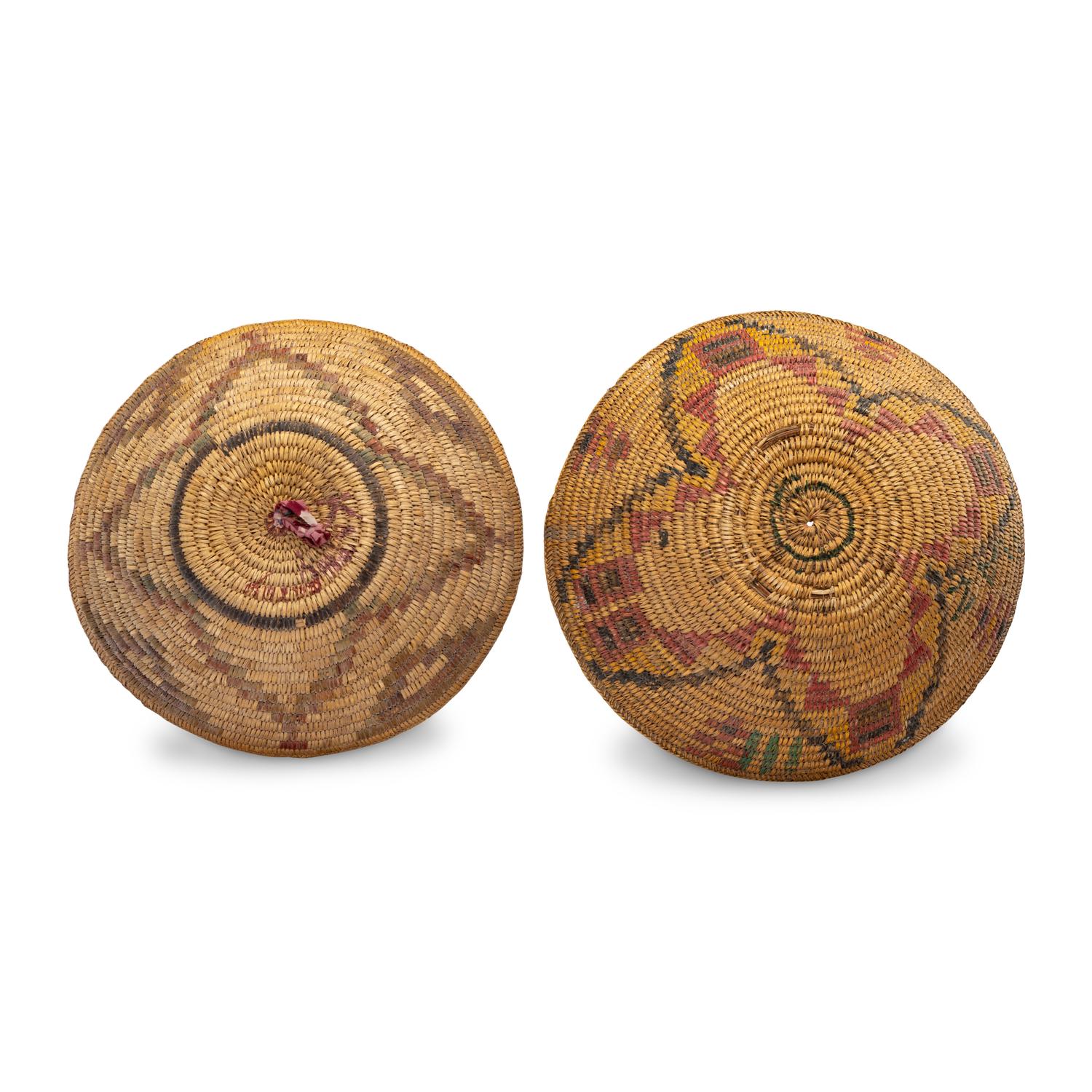Mescalero Apache Polychrome Baskets