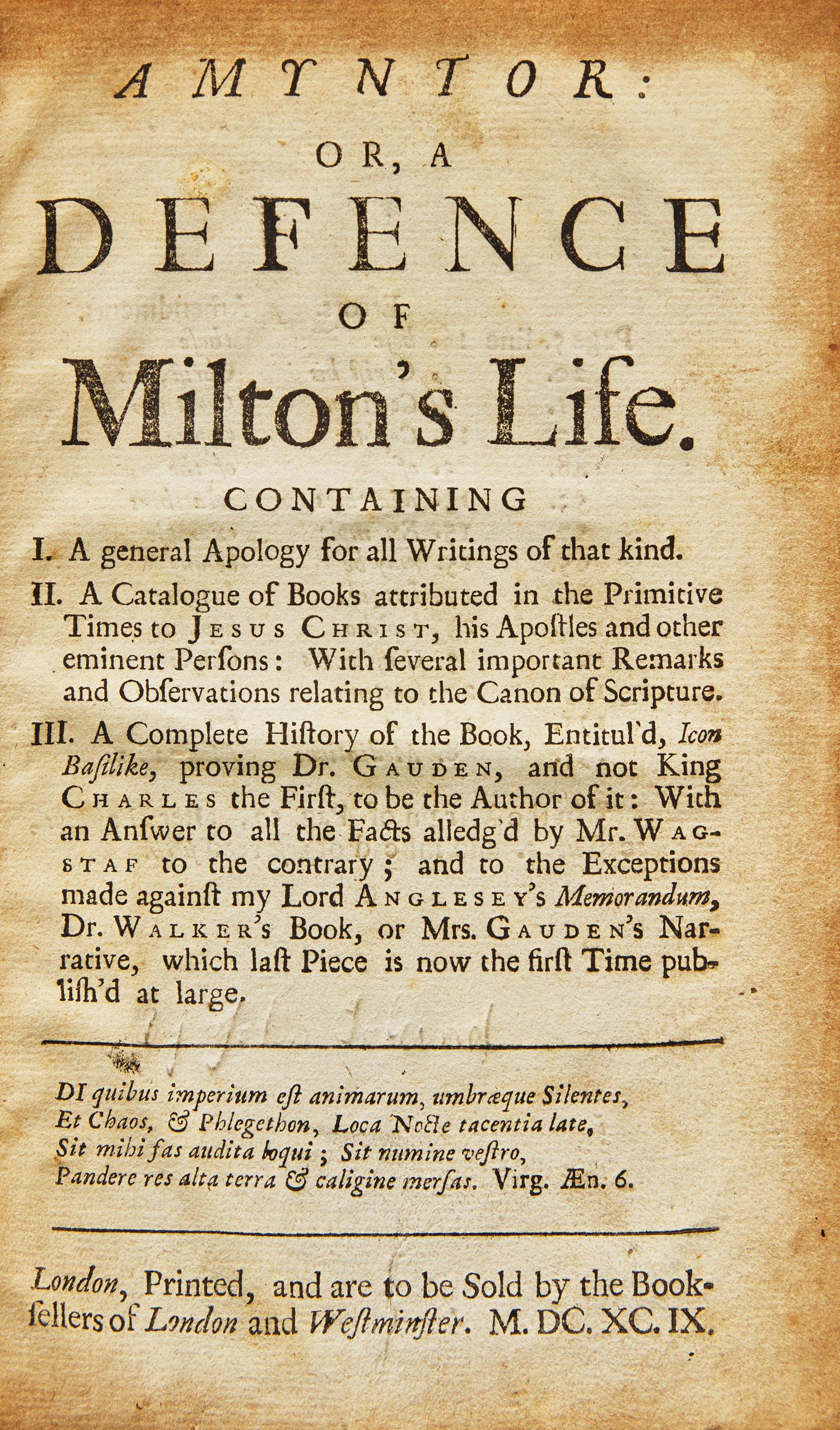 [Literature] Group of 5 17th-Century Titles